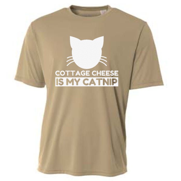 Cottage Cheese Lover Funny Cute Cat Gifts Cooling Performance Crew T-Shirt