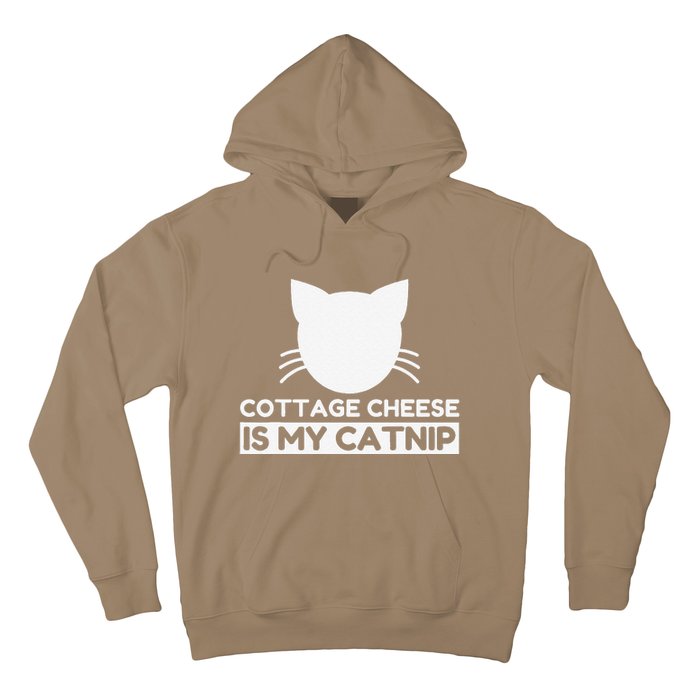 Cottage Cheese Lover Funny Cute Cat Gifts Hoodie