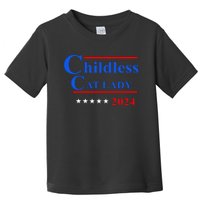 Childless Cat Lady 2024 Toddler T-Shirt