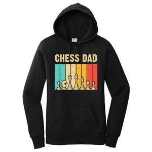 Cool Chess Lover Art For Dad Men Father Novelty Chess Player Women's Pullover Hoodie