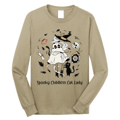 Childless Cat Ladies Cat Karma Retro Funny Long Sleeve Shirt