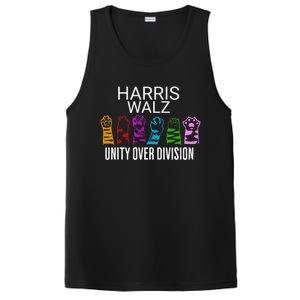 Childless Cat Lady Unity Over Division Harris 2024 Cat Hand PosiCharge Competitor Tank