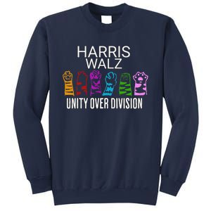 Childless Cat Lady Unity Over Division Harris 2024 Cat Hand Sweatshirt