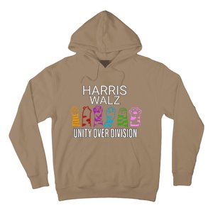 Childless Cat Lady Unity Over Division Harris 2024 Cat Hand Hoodie