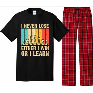 Cool Chess Lover Art For Novelty Chess Player Pajama Set