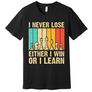 Cool Chess Lover Art For Novelty Chess Player Premium T-Shirt