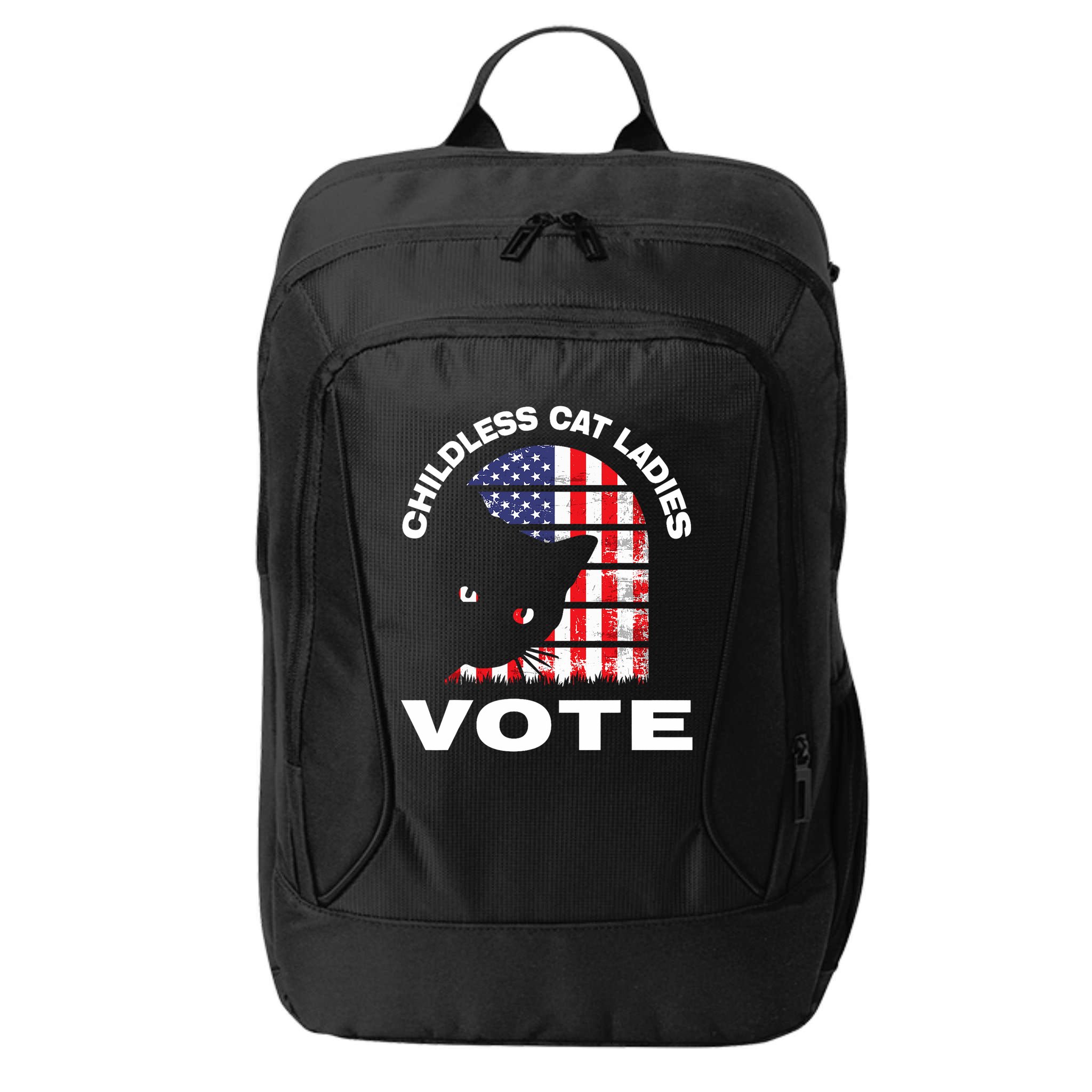 Childless Cat Ladies Vote Retro City Backpack