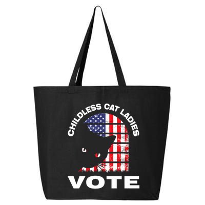 Childless Cat Ladies Vote Retro 25L Jumbo Tote