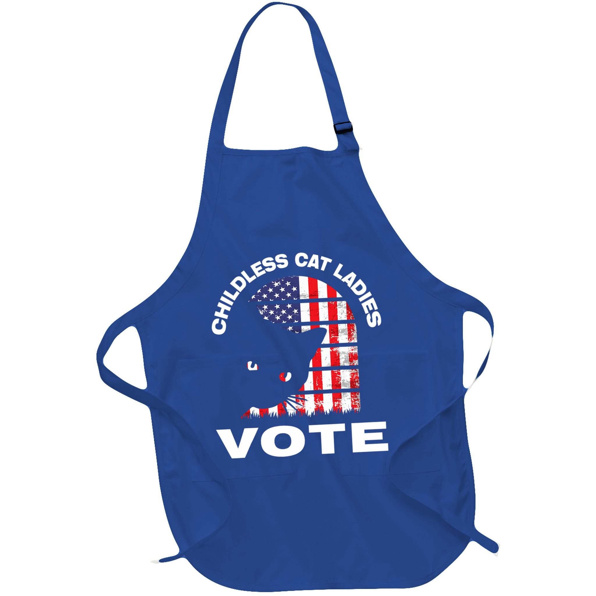 Childless Cat Ladies Vote Retro Apron