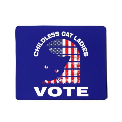 Childless Cat Ladies Vote Retro Mousepad