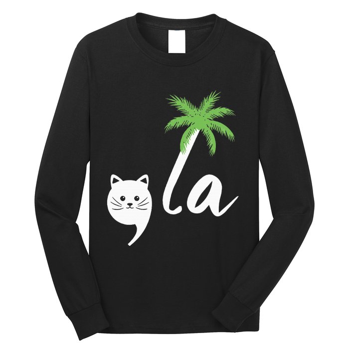 Coconut Comma La Childless Cat Lady 2024 Long Sleeve Shirt