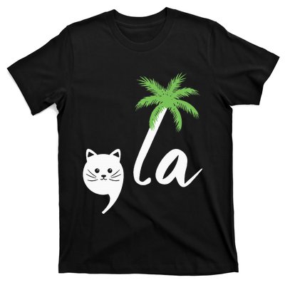 Coconut Comma La Childless Cat Lady 2024 T-Shirt