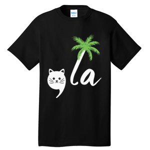 Coconut Comma La Childless Cat Lady 2024 Tall T-Shirt