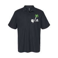 Coconut Comma La Childless Cat Lady 2024 Softstyle Adult Sport Polo