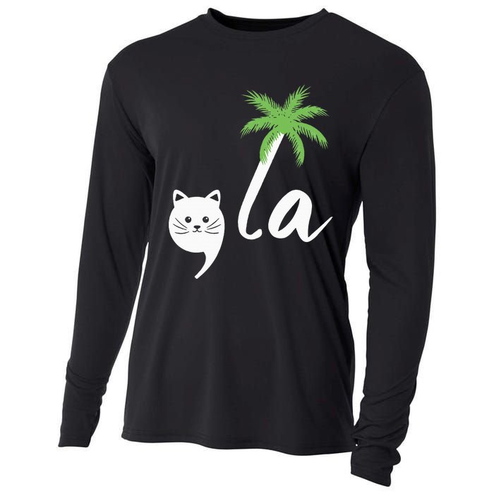 Coconut Comma La Childless Cat Lady 2024 Cooling Performance Long Sleeve Crew