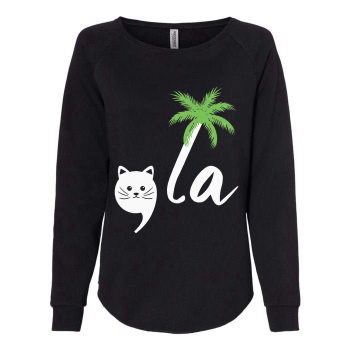 Coconut Comma La Childless Cat Lady 2024 Womens California Wash Sweatshirt