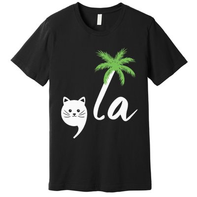 Coconut Comma La Childless Cat Lady 2024 Premium T-Shirt