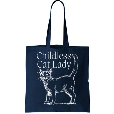 Childless Cat Lady Funny Voting Election 2024 Usa Kamala Harris 2024 Tote Bag