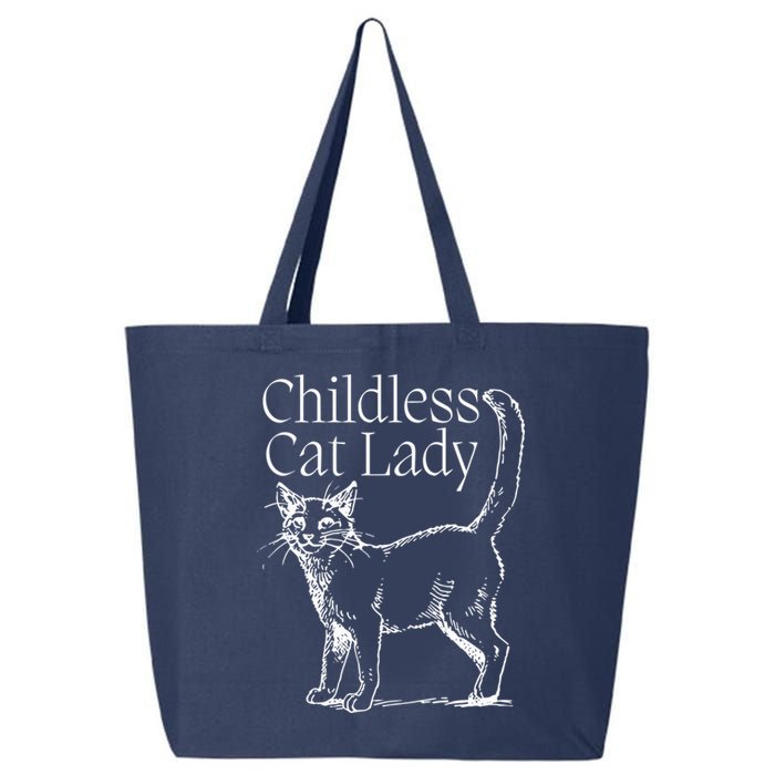 Childless Cat Lady Funny Voting Election 2024 Usa Kamala Harris 2024 25L Jumbo Tote