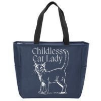 Childless Cat Lady Funny Voting Election 2024 Usa Kamala Harris 2024 Zip Tote Bag