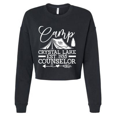 Camp Crystal Lake Cropped Pullover Crew