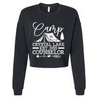 Camp Crystal Lake Cropped Pullover Crew