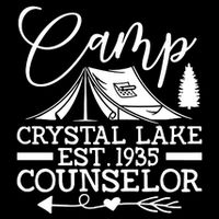 Camp Crystal Lake Cropped Pullover Crew
