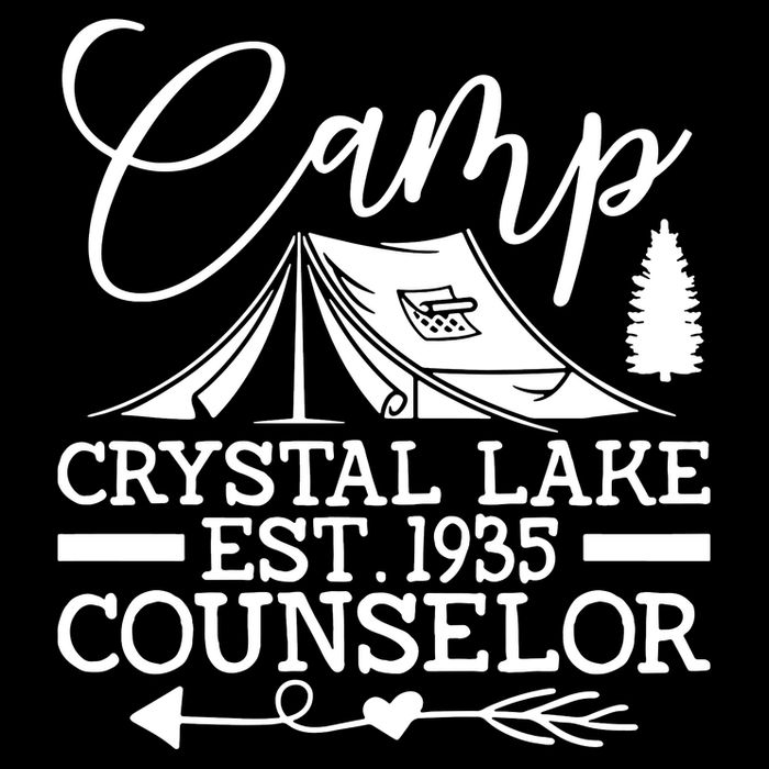 Camp Crystal Lake Cropped Pullover Crew
