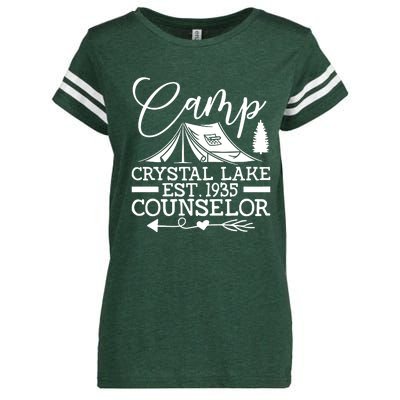 Camp Crystal Lake Enza Ladies Jersey Football T-Shirt