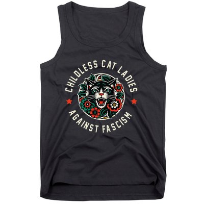 Childless Cat Ladies Against Fascism Gift Tank Top