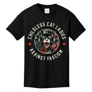 Childless Cat Ladies Against Fascism Gift Kids T-Shirt