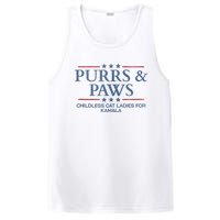 Childless Cat Lady 2024 Ladies Voting Kamala Purrs And Paws PosiCharge Competitor Tank