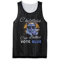 Childless Cat Ladies Vote Blue In November Kamala President Gift Mesh Reversible Basketball Jersey Tank