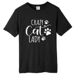 Crazy Cat Lady Funny Cat Meow For Women Love Cat Tall Fusion ChromaSoft Performance T-Shirt