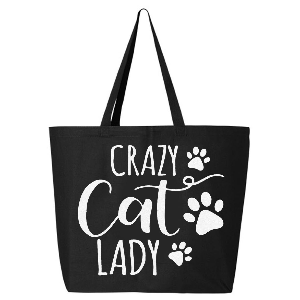 Crazy Cat Lady Funny Cat Meow For Women Love Cat 25L Jumbo Tote