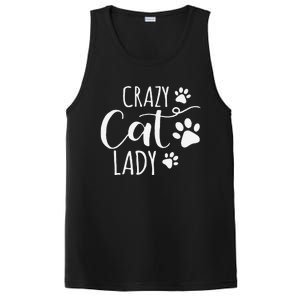 Crazy Cat Lady Funny Cat Meow For Women Love Cat PosiCharge Competitor Tank