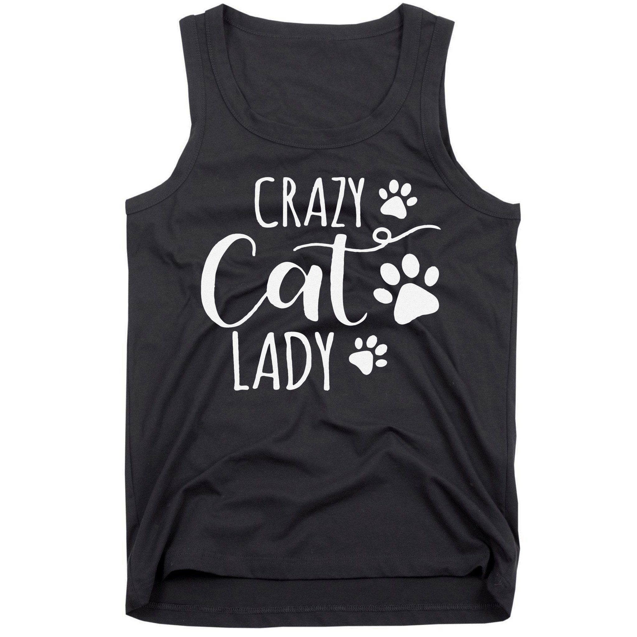Crazy Cat Lady Funny Cat Meow For Women Love Cat Tank Top