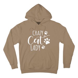 Crazy Cat Lady Funny Cat Meow For Women Love Cat Hoodie