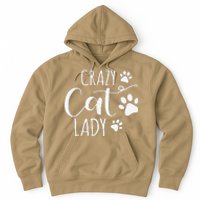 Crazy Cat Lady Funny Cat Meow For Women Love Cat Hoodie