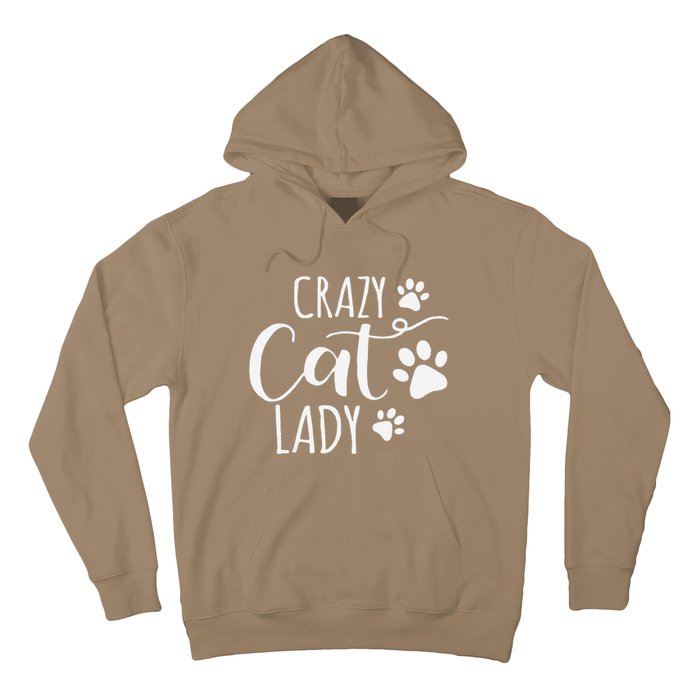 Crazy Cat Lady Funny Cat Meow For Women Love Cat Hoodie