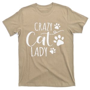 Crazy Cat Lady Funny Cat Meow For Women Love Cat T-Shirt