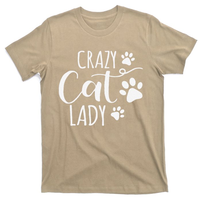 Crazy Cat Lady Funny Cat Meow For Women Love Cat T-Shirt