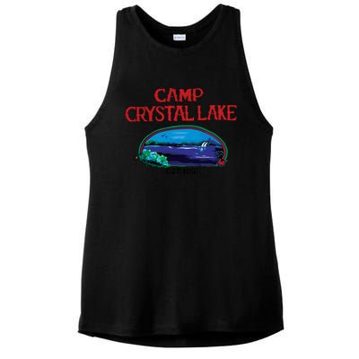 Camp Crystal Lake Ladies PosiCharge Tri-Blend Wicking Tank