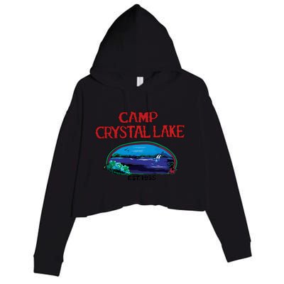 Camp Crystal Lake Crop Fleece Hoodie