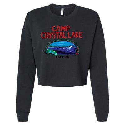 Camp Crystal Lake Cropped Pullover Crew