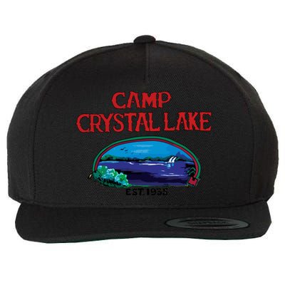 Camp Crystal Lake Wool Snapback Cap