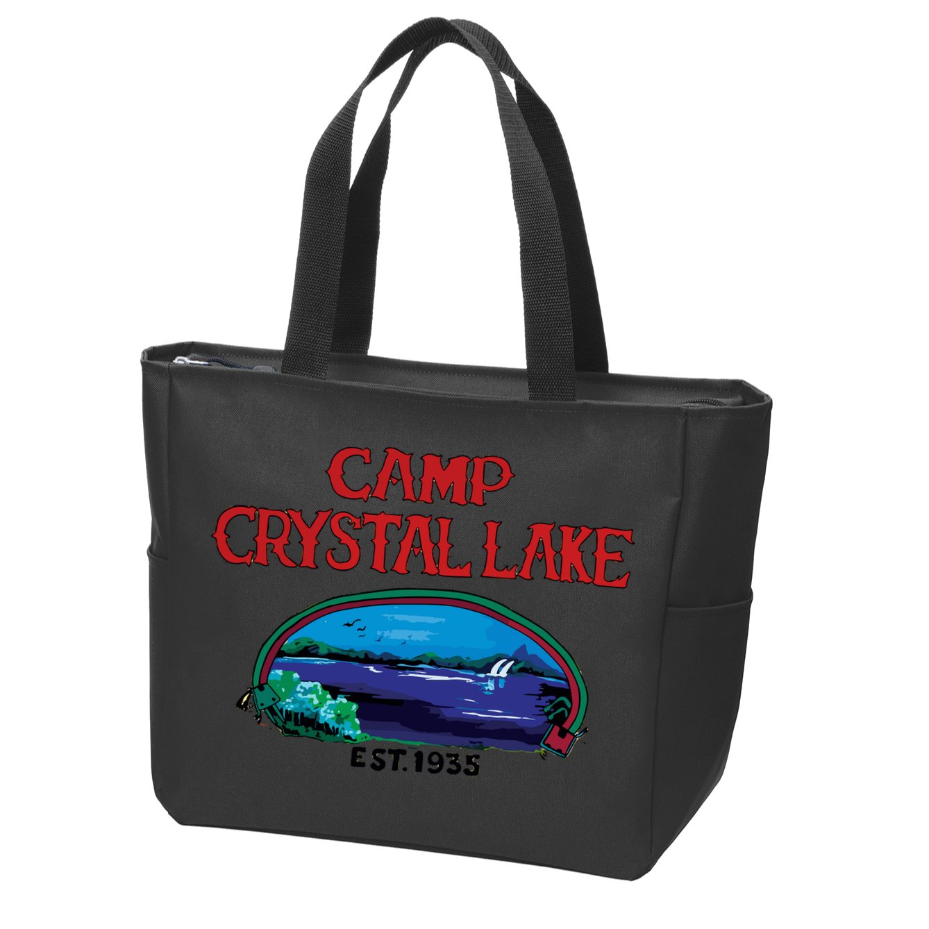 Camp Crystal Lake Zip Tote Bag