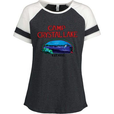 Camp Crystal Lake Enza Ladies Jersey Colorblock Tee