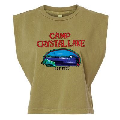 Camp Crystal Lake Garment-Dyed Women's Muscle Tee