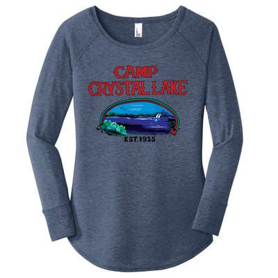 Camp Crystal Lake Women's Perfect Tri Tunic Long Sleeve Shirt